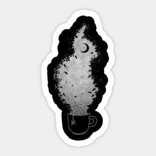 Forest Night Tea Sticker